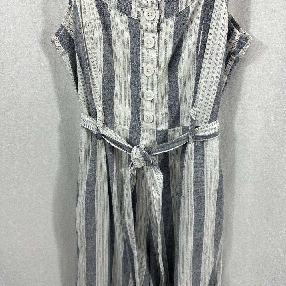 Rails Happer Laguna Striped Linen Blend Jumpsuit … - image 5